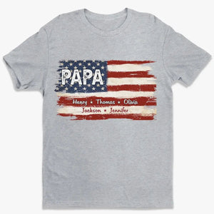 Proud To Be American - Family Personalized Pure Cotton T-Shirt