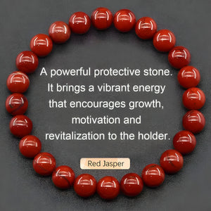 Natural Stone Agate Crystal Beaded Bracelet, Tiger Eye Stone Bracelet