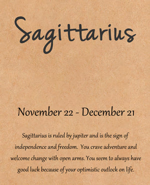 Natural Stone Hand Woven Bracelet With Twelve Constellations Paper Card