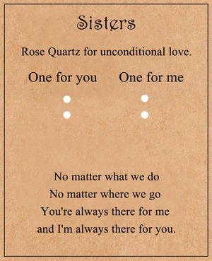 Rose Quartz For Unconditional Love Personalized Crystal Keyring Gift Set