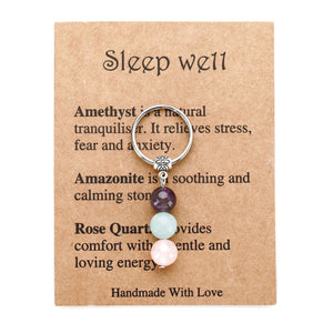 Crystal keychain,Healing crystals,Sad, A new beginning,Love yourself, Good luck with that,Success,Crystal gift