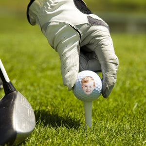 Custom Photo Best Daddy By Par Personalized Golf Ball