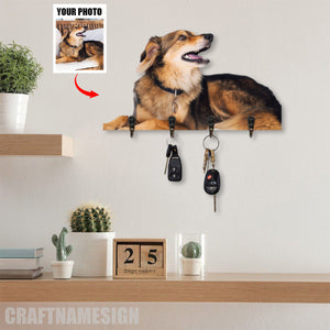 Personalized Portrait Family Key Hook Holder Gift For Pet Lover