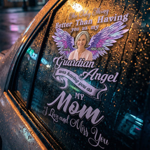 Memorial Gift For Loss Of Loved One β Personalized Decal "I Love And Miss You Mom"