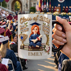 Graduation Gift For Class Of 2026 – Personalized Accent Mug