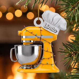 Baking Mixer Lights Ornament - Personalized Custom Shape Acrylic Ornament