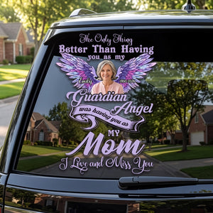 Memorial Gift For Loss Of Loved One β Personalized Decal "I Love And Miss You Mom"