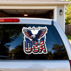 Faith, Family & Freedom America 250 Years Decal Sticker
