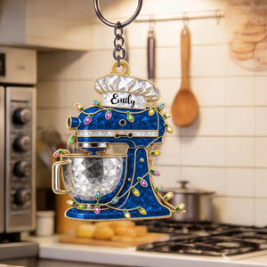 Personalized Cream Mixer Baking Ornament β Custom Kitchen Christmas Keepsake