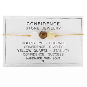 Crystal Bracelet - Real Crystal Jewellery - String Crystal Bracelet - Energy Bracelet