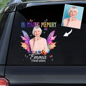 In Loving Memory Personalized Memorial Decal