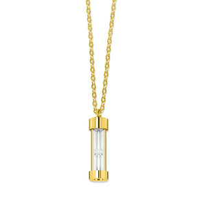 Eternal Embrace Memorial Hourglass Urn Necklace