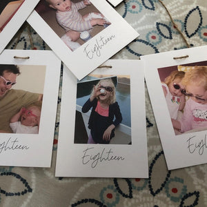 Personalized Photo Birthday Banner Party Decorations