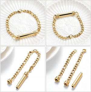 Personalized Cremation Jewelry for Ashes, Urn Bracelet for Ashes