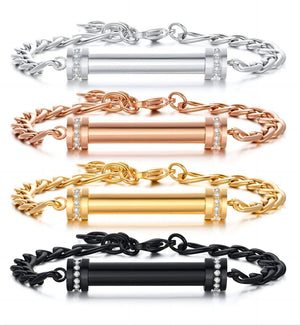 Personalized Cremation Jewelry for Ashes, Urn Bracelet for Ashes