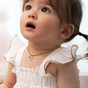 Personalized Baby/Kids Birthstone Necklace