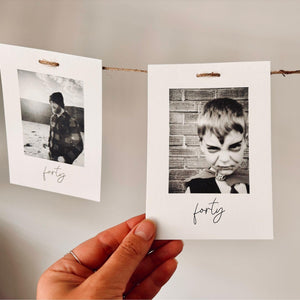 Personalized Photo Birthday Banner Party Decorations