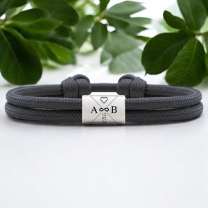 Personalized Sailing Rope Bracelet For Couples