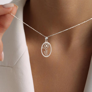 Personalized Birthflower Necklace