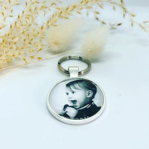 Personalized Photo Keychain For Loved Ones, Family Keepsakes