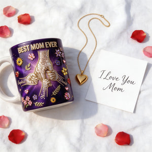 Best Mom Ever Pinky Promise Mom Coffee Mug - Personalized Gift For Mom