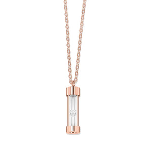 Eternal Embrace Memorial Hourglass Urn Necklace