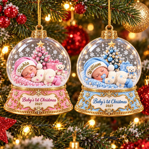 Baby's First Christmas β Personalized Acrylic Ornament Keepsake For Newborn Baby