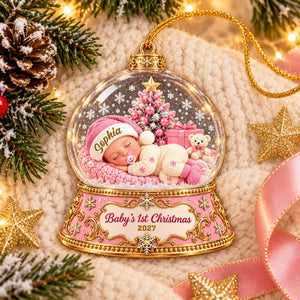 Baby's First Christmas β Personalized Acrylic Ornament Keepsake For Newborn Baby