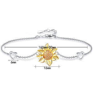 To My Best Friend-Sunflower Bracelet