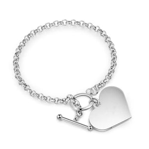 Personalized Heart Bracelet I'm Always With You - Memorial Gift For Family, Friend