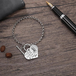 Personalized Heart Bracelet I'm Always With You - Memorial Gift For Family, Friend