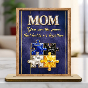 The Heart Of Our Family - Personalized Custom Wood Plaque