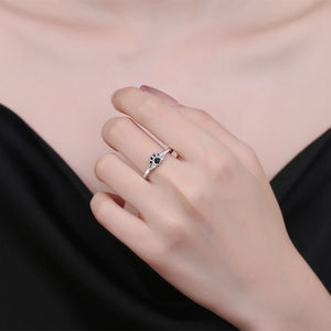 "Angel's Companion"-Paw Wing Ring My Four Legged Angel Is Always Near By