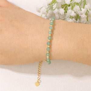 4mm healing stone beaded bracelet