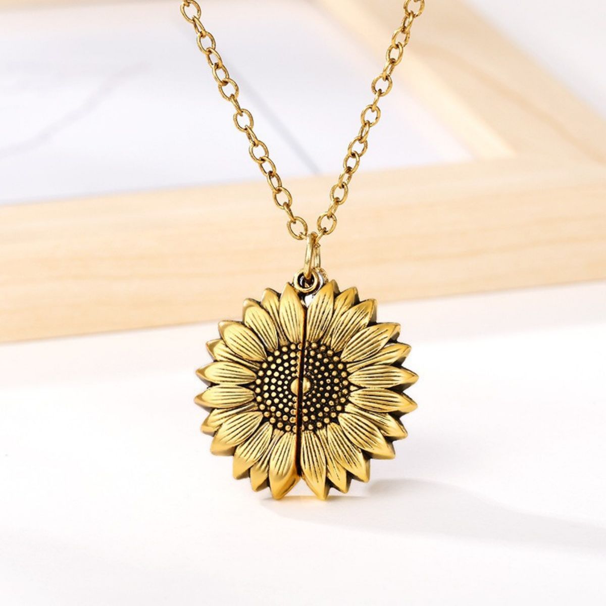 You Are A Badass-Sunflower Necklace