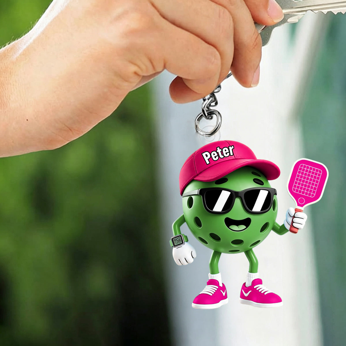 Pickleball Fan Keychain – Personalized 2026 Gift For Players & Lovers