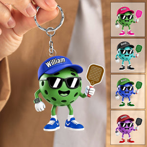 Pickleball Fan Keychain – Personalized 2026 Gift For Players & Lovers
