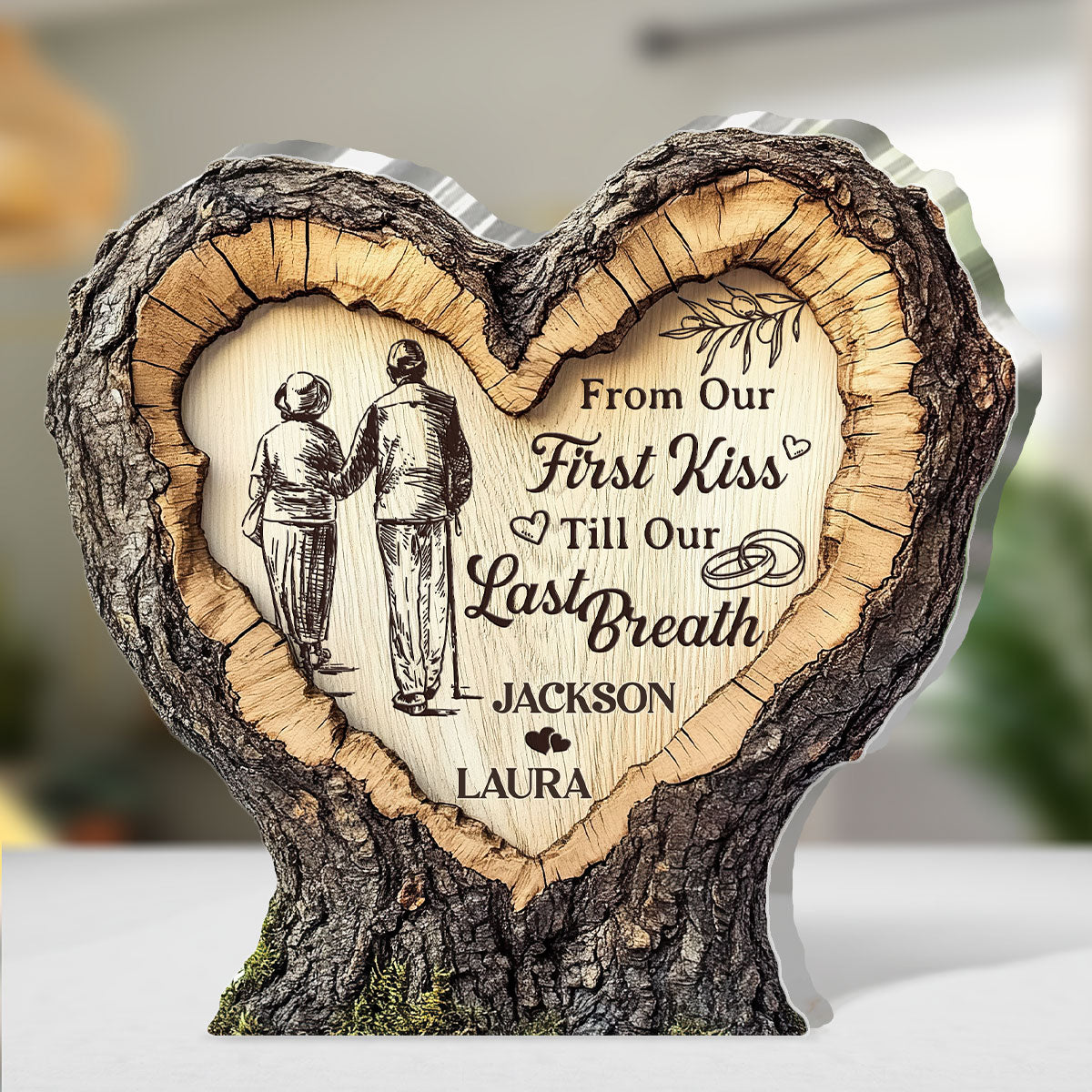Together Until We Are Stars - Personalized Custom Shaped Squared Acrylic Plaque