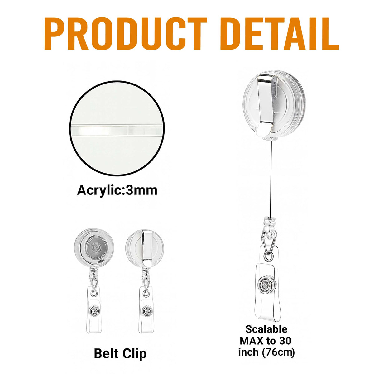 Custom Cheerful Cartoon Nurse Badge Reel,Acrylic Badge Reel,Gift For Nurses and Healthcare Workers