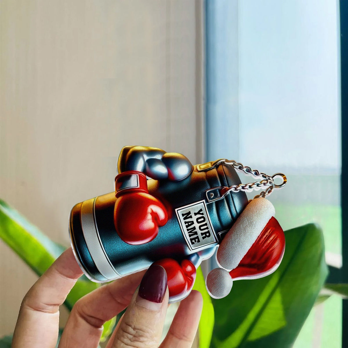 Boxing Custom Christmas Acrylic Ornament, Gifts For Boxing Fans, Christmas Tree Decor