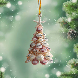 Seashell Christmas Tree - Personalized Acrylic Ornament