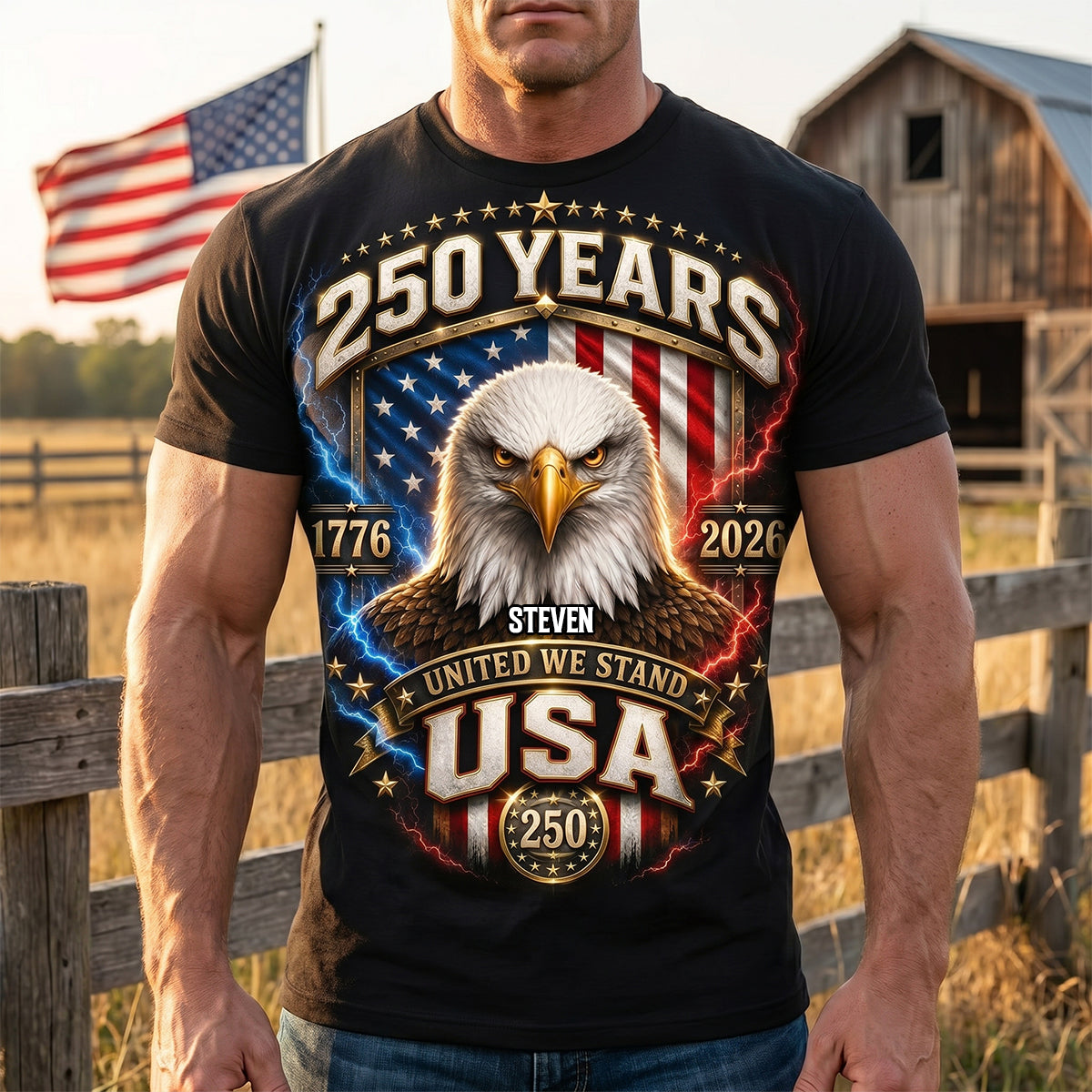 America 250th Anniversary Shirt - Personalized Gifts For Patriots