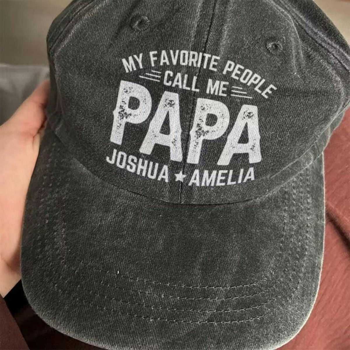 Mis Personas Favoritas Me Llaman - Personalized cap