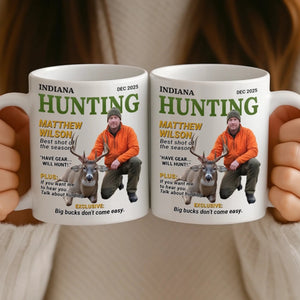 Wild At Heart Custom Photo Mug - Personalized Hunting Gifts For Hunters