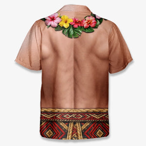 Funny Tropical Hawaiian Aloha Shirt - Personalized Summer Vacation And Travel Gifts For Men