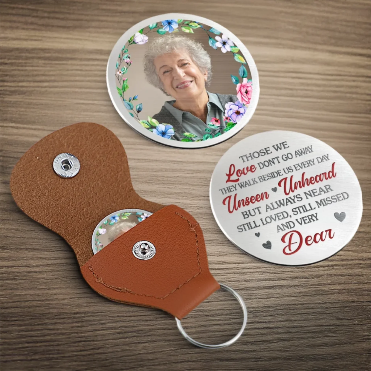 I Will Carry Your Memory With Me - Memorial Personalized Keychain Pocket Hug