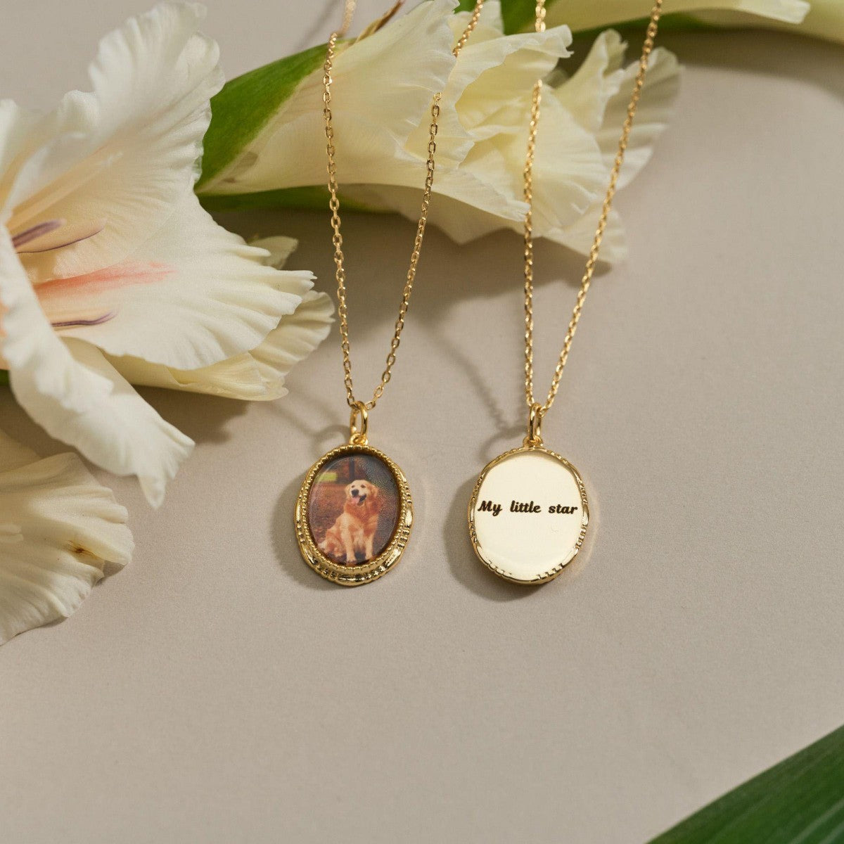 Custom Locket Necklace with Photo, Personalized Photo Pendant, Memorial Jewelry