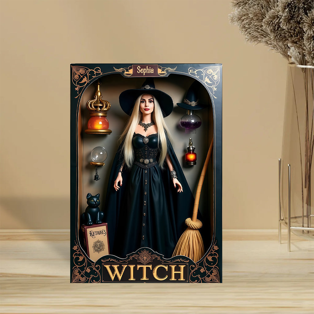 Magical Witch - Personalized Witch Custom Shaped Acrylic Plaque