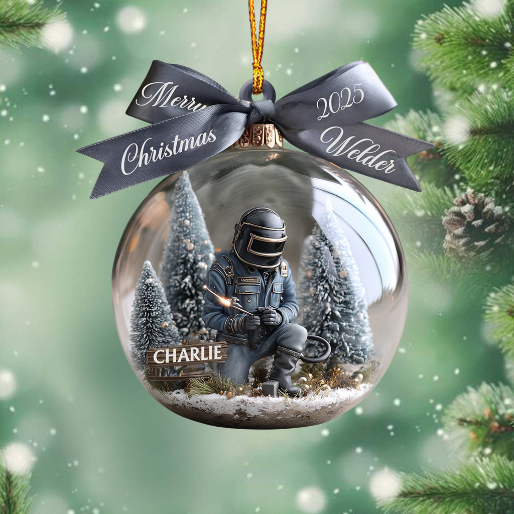 Strong Welder - Personalized Welder Ornament