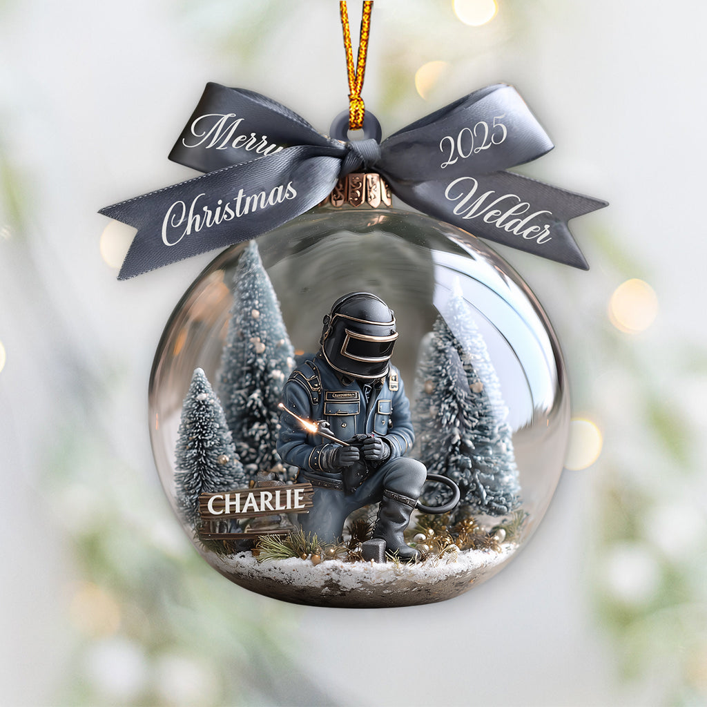 Strong Welder - Personalized Welder Ornament